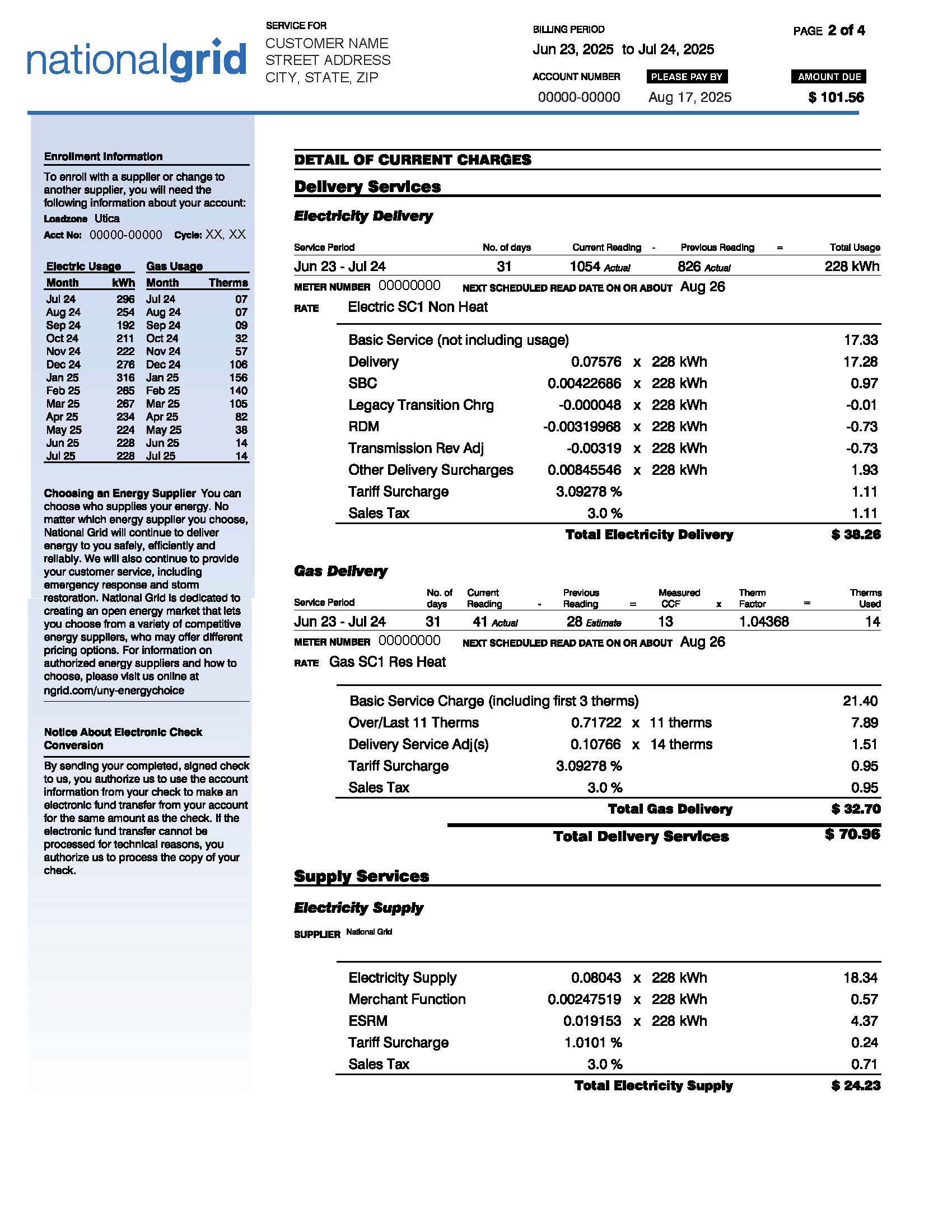 Basic Electric Bill - Page 2
