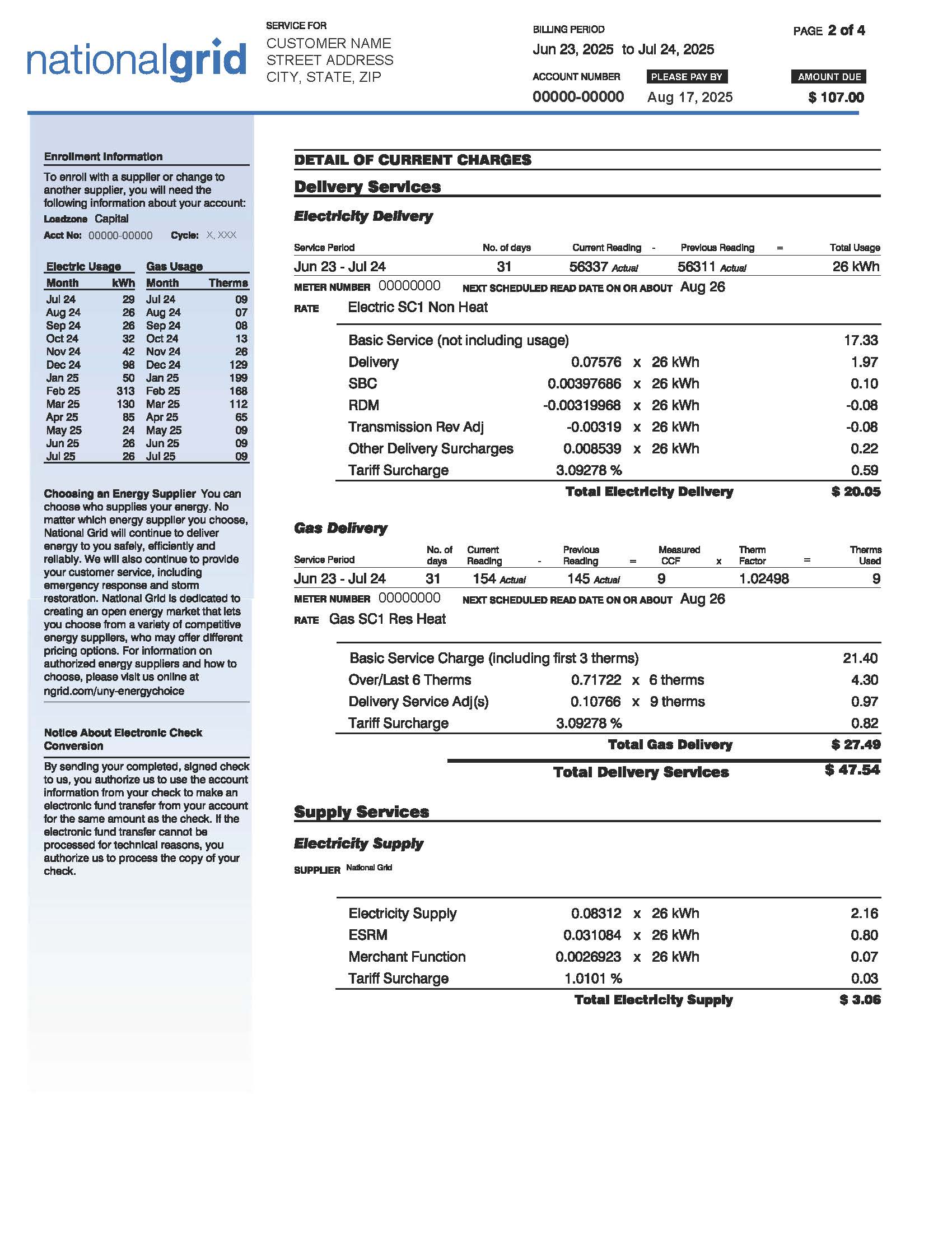 Budget Electric Bill - Page 2
